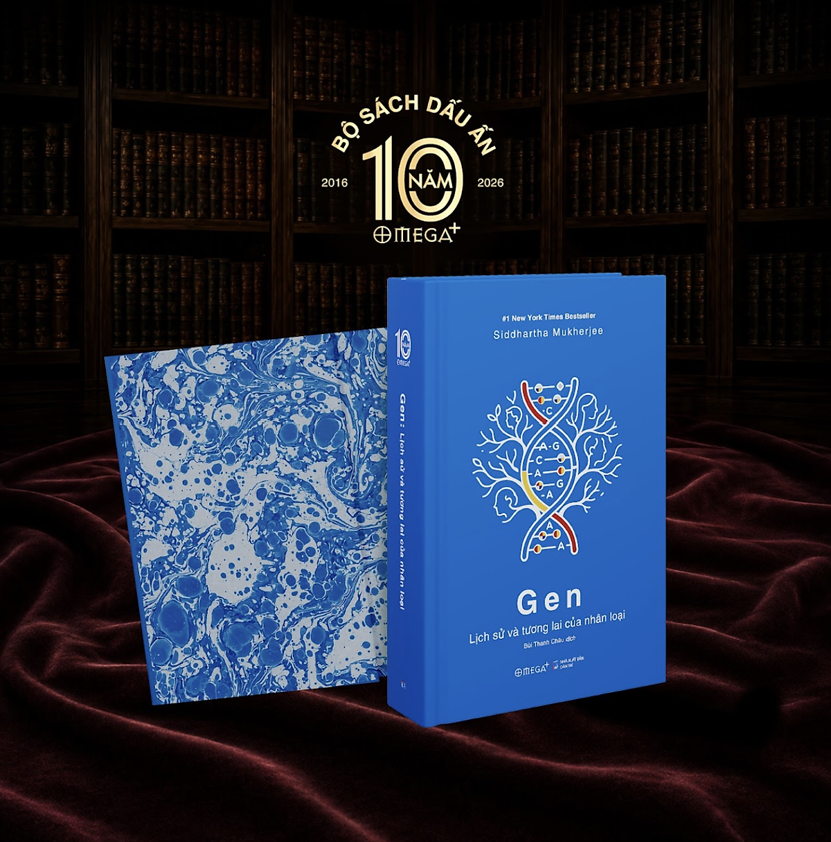 Gen - Lịch Sử Và Tương Lai Của Nhân Loại - Ấn Phẩm Dấu Ấn 10 Năm Omega+ - Siddhartha Mukherjee - Alpha Books