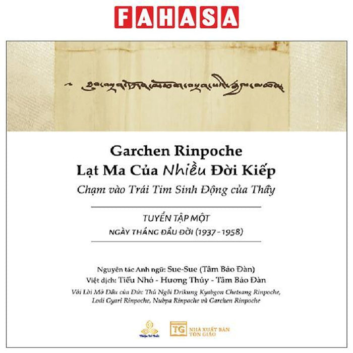 Sách - Garchen Rinpoche - Lạt Ma Của Nhiều Đời Kiếp
