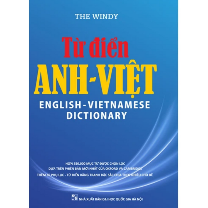 Sách - Từ Điển Anh - Việt (350.000 Mục Từ)