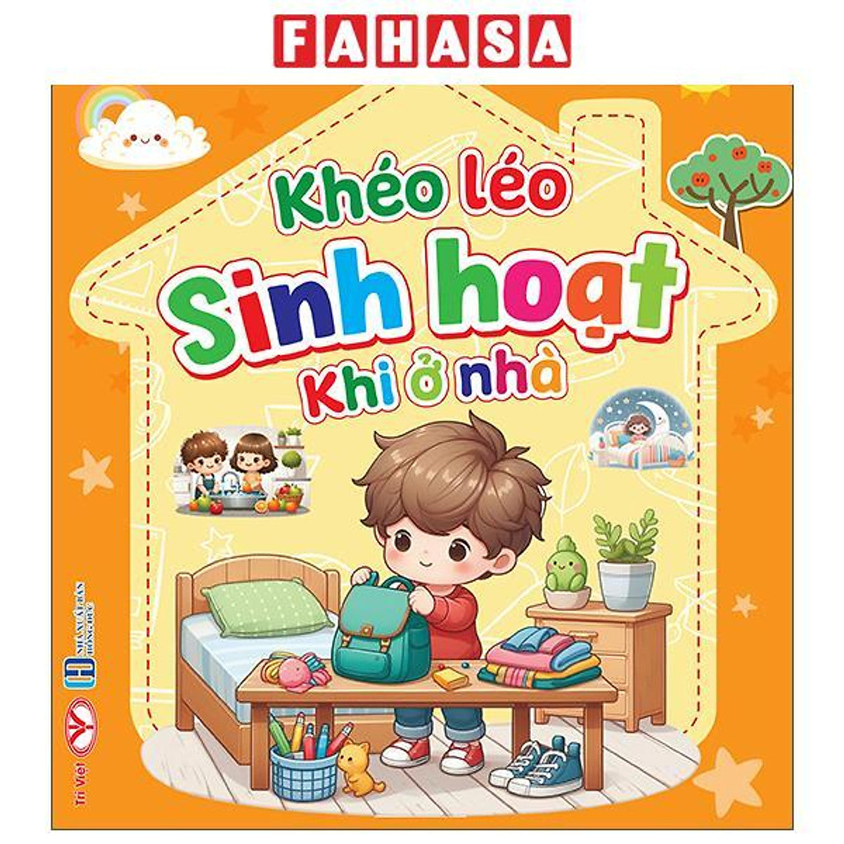 Sách - Tủ Sách Bé Giỏi Kỹ Năng - Khéo Léo Sinh Hoạt Khi Ở Nhà