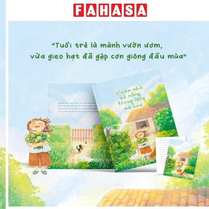 Sách - Vườn Nhà Có Nắng Trong Lòng Nở Hoa - Tặng Kèm Postcard