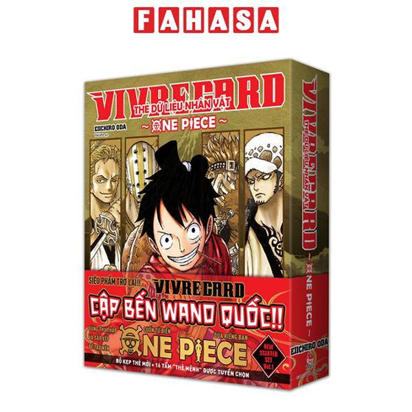 Sách - Vivre Card - Thẻ Dữ Liệu Nhân Vật One Piece - New Starter Set - Vol.1 - Kèm Kẹp Thẻ