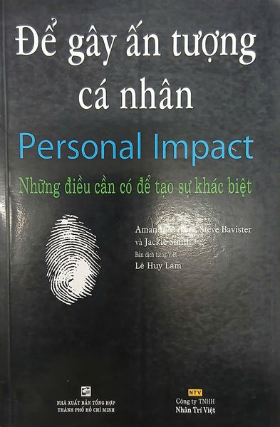 Sách - Để Gây Ấn Tượng Cá Nhân