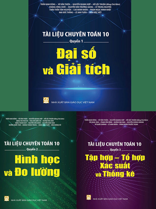 Sách Tài Liệu Chuyên Toán 10 (Bộ 3 Cuốn)
