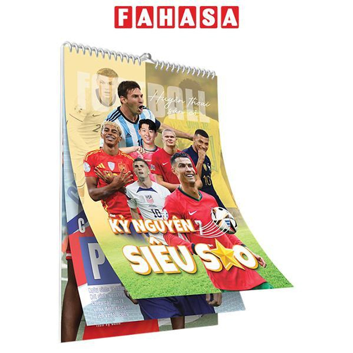 Sách - Poster Cầu Thủ Bóng Đá 2026 - Kỷ Nguyên Siêu Sao