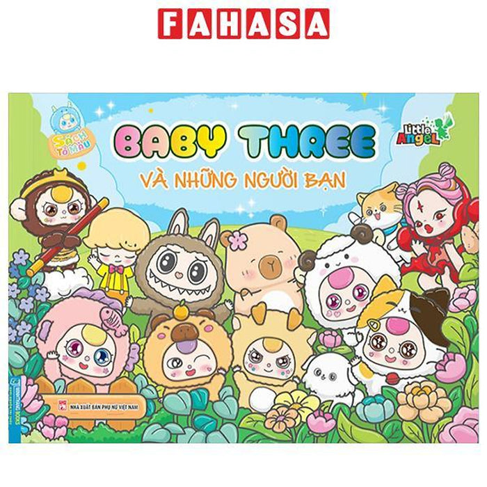 Sách - Sách Tô Màu - Baby Three Và Những Người Bạn