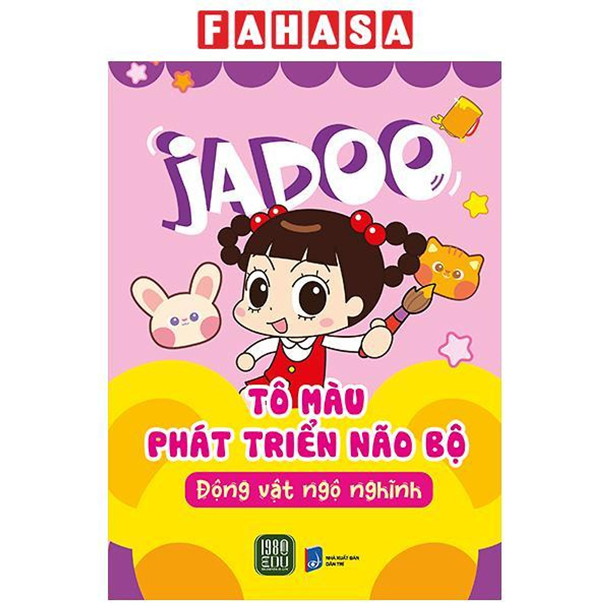 Sách - Jadoo Tô Màu Và Phát Triển Não Bộ - Động Vật Ngộ Nghĩnh