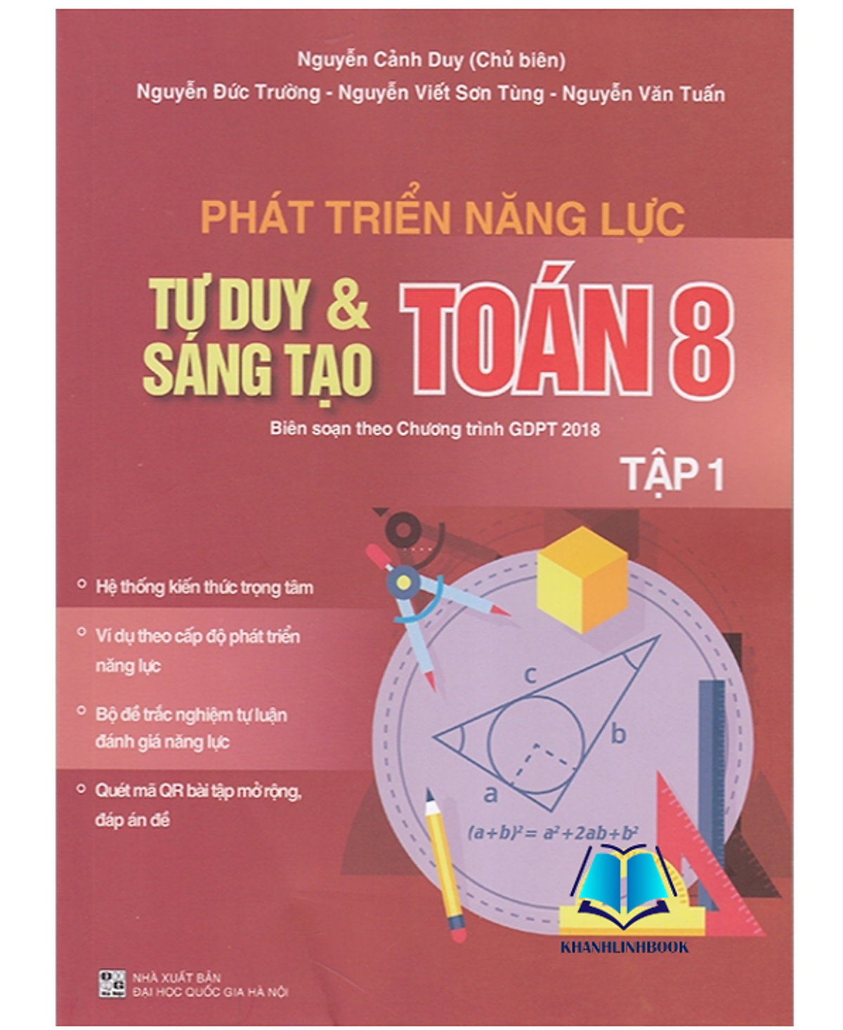 Sách - Phát Triển Năng Lực Tư Duy Và Sáng Tạo Toán 8 Tập 1 (Biên Soạn Theo Chương Trình Gdpt 2018)