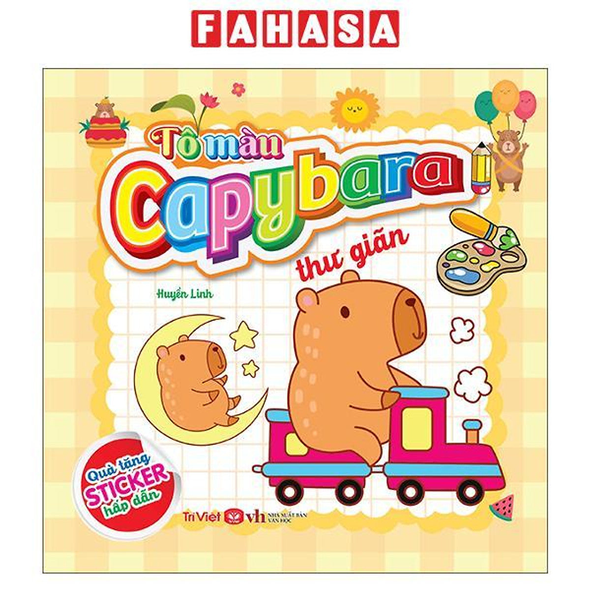 Sách - Tô Màu Capybara - Thư Giãn