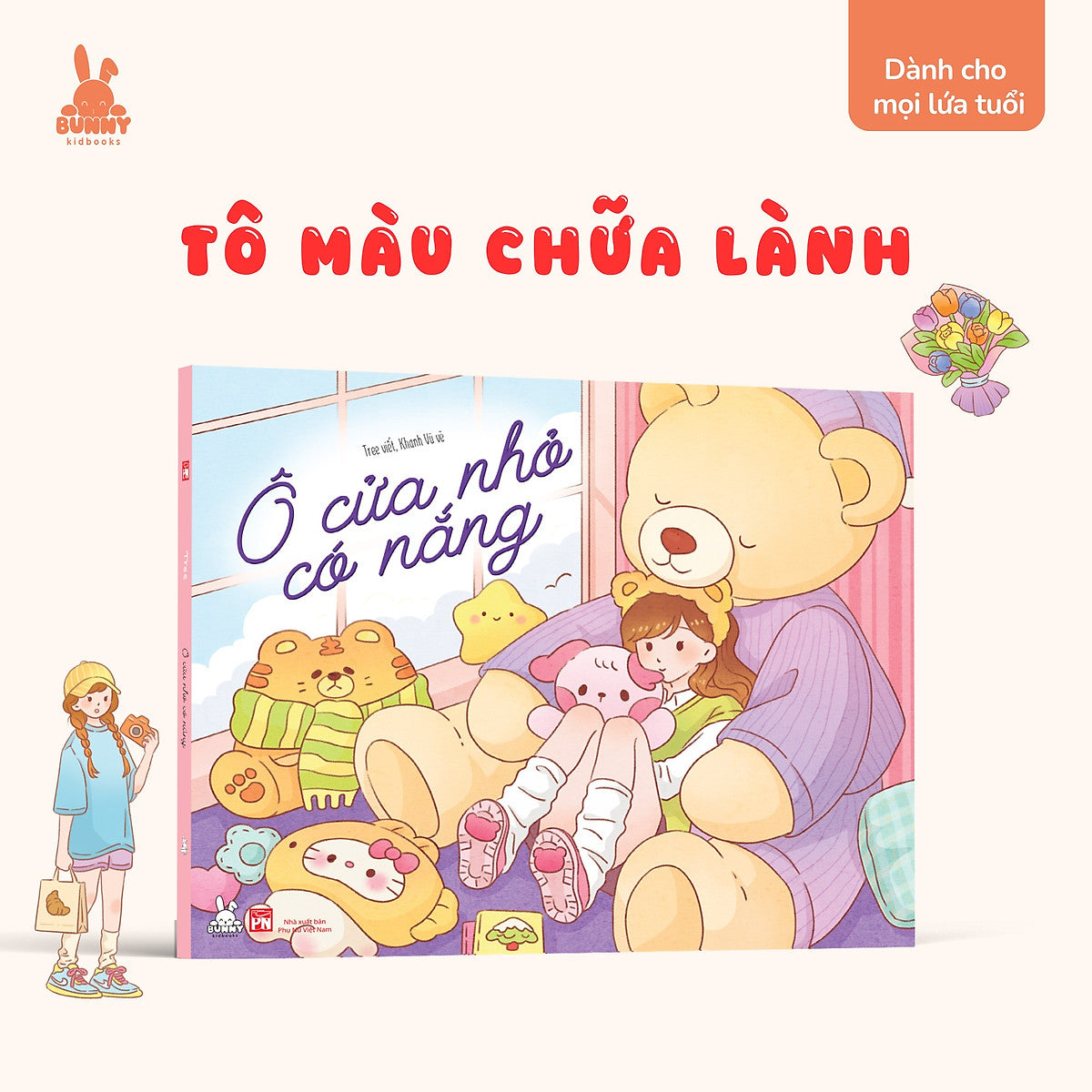 Sách Tô Màu Chữa Lành: Ô Cửa Nhỏ Có Nắng
