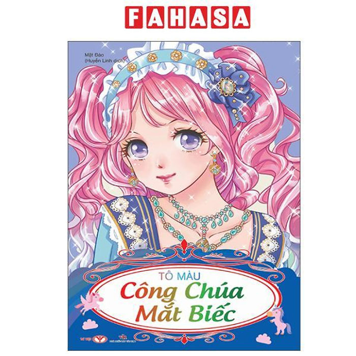 Sách - Tô Màu Công Chúa Mắt Biếc