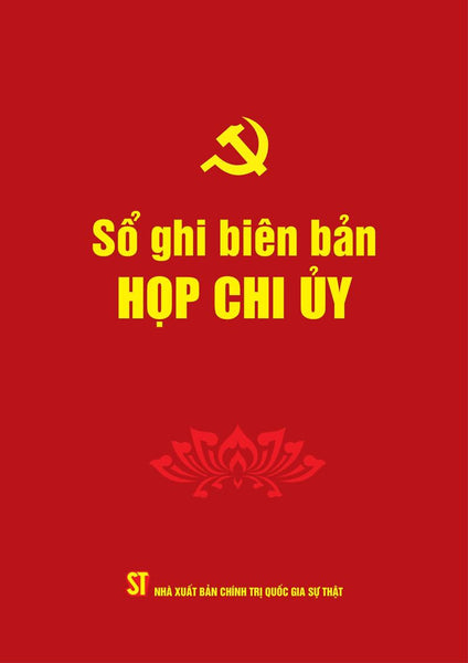 Sổ Ghi Biên Bản Họp Chi Ủy