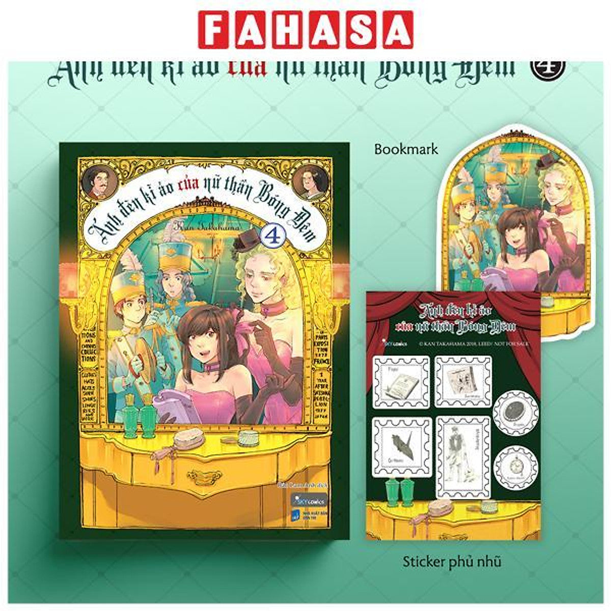 Sách - Ánh Đèn Kì Ảo Của Nữ Thần Bóng Đêm - Tập 4 - Tặng Kèm Bookmark Bồi Cứng + Sticker Phủ Nhũ