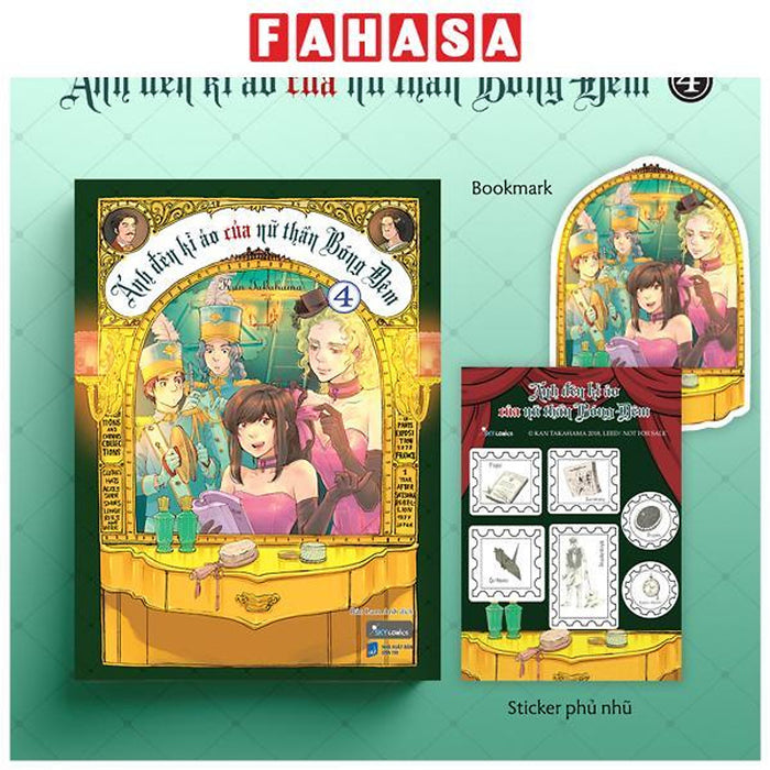 Sách - Ánh Đèn Kì Ảo Của Nữ Thần Bóng Đêm - Tập 4 - Tặng Kèm Bookmark Bồi Cứng + Sticker Phủ Nhũ
