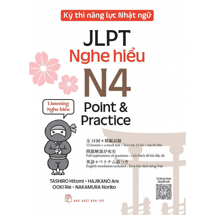 Kỳ Thi Năng Lực Nhật Ngữ Jlpt N4 Point & Practice - Nghe Hiểu - Bản Quyền