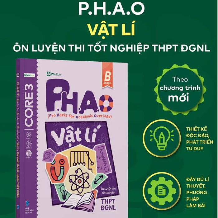Sách P.H.A.O Ôn Luyện Thi Tốt Nghiệp Thpt, Đgnl - Vật Lý