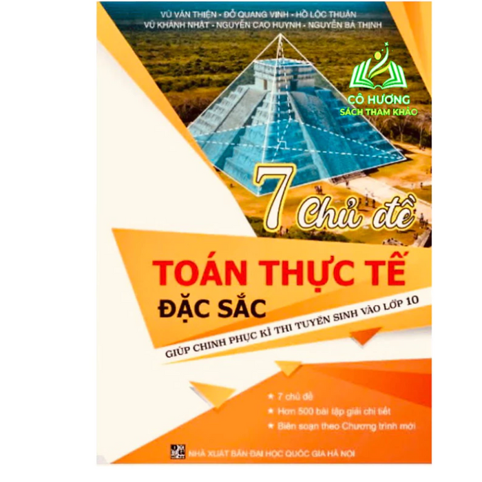 Sách - 7 Chủ Đề Toán Thực Tế Đặc Sắc (Giúp Chinh Phục Kì Thi Tuyển Sinh Vào Lớp 10)