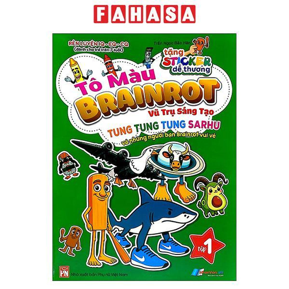 Sách - Tô Màu Brainrot - Vũ Trụ Sáng Tạo - Tập 1
