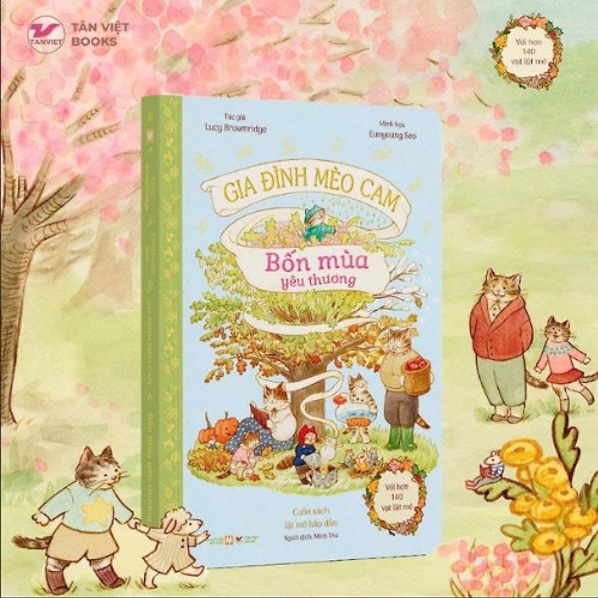 Bộ Sách Gia Đình Mèo Cam : Một Ngày Ở Bảo Tàng + Bốn Mùa Yêu Thương