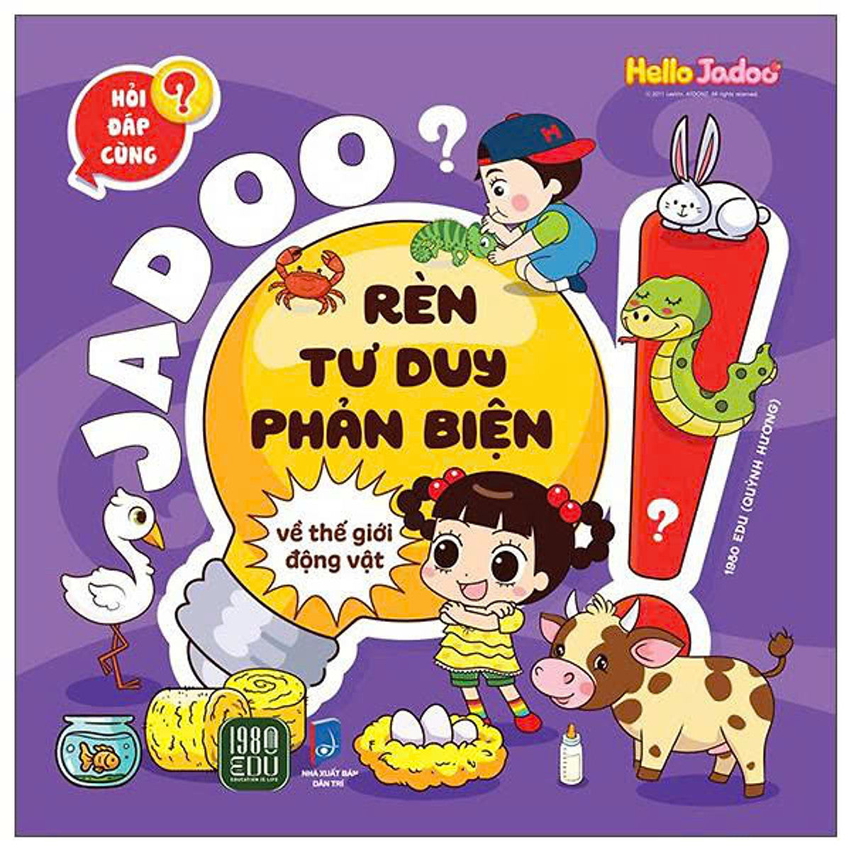 Sách -Hỏi Đáp Cùng Jadoo - Rèn Tư Duy Phản Biện - Nhiều Chủ Đề