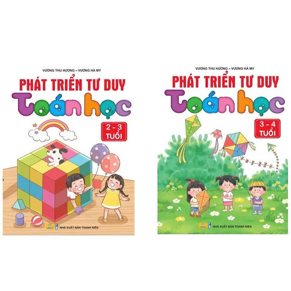 Sách - Bộ 2 Cuốn Phát Triển Tư Duy Toán Học 2-3 Và 3-4 Tuổi - Ndbooks