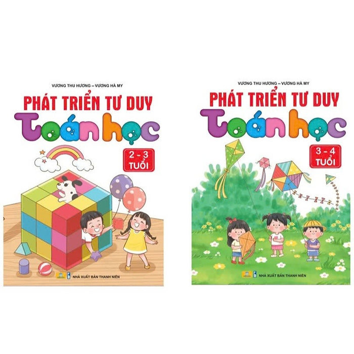 Sách - Bộ 2 Cuốn Phát Triển Tư Duy Toán Học 2-3 Và 3-4 Tuổi - Ndbooks