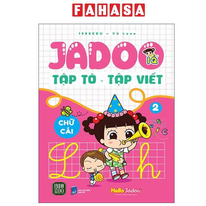 Sách - Jadoo Tập Tô-Tập Viết - Chữ Cái - Tập 2