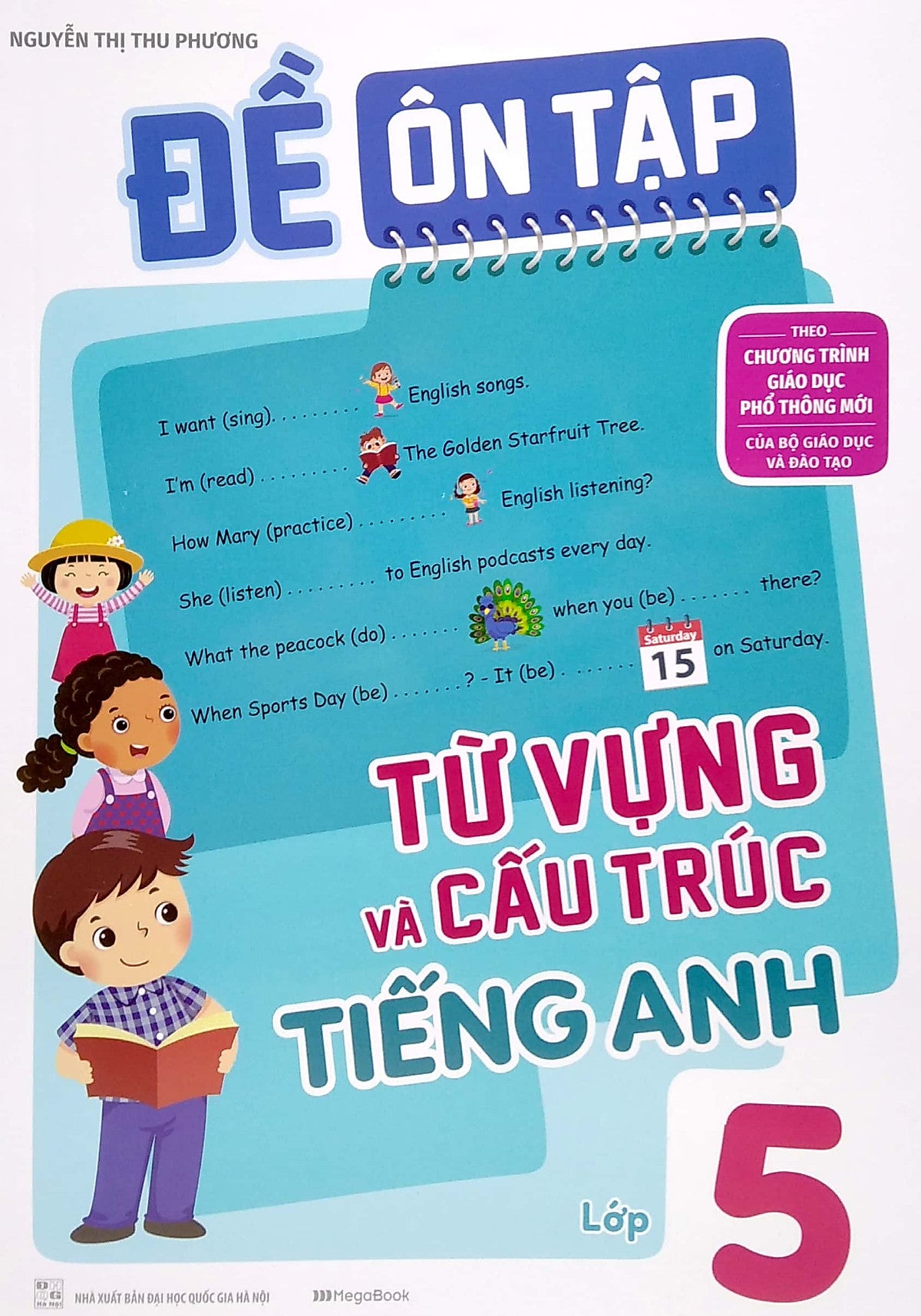 Sách - Đề Ôn Tập Từ Vựng Và Cấu Trúc Tiếng Anh Lớp 5 (Mg)