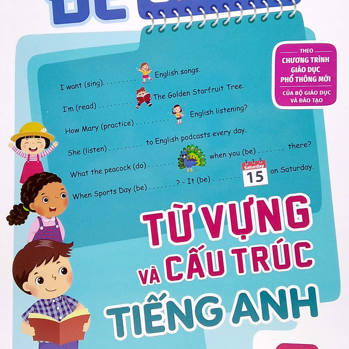 Sách - Đề Ôn Tập Từ Vựng Và Cấu Trúc Tiếng Anh Lớp 5 (Mg)