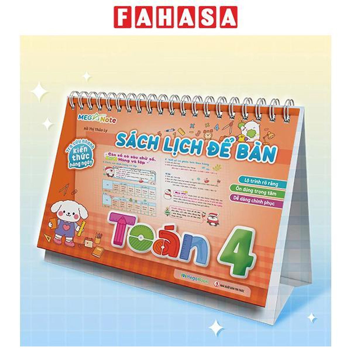 Sách - Sách Lịch Để Bàn - Tra Cứu Nhanh Kiến Thức Hàng Ngày - Toán 4