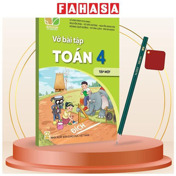 Sách - Vở Bài Tập ToáN 4 - Tập 1 (Kết Nối) (2025) - Kèm Bút Chì 2B Deli 33312-2B