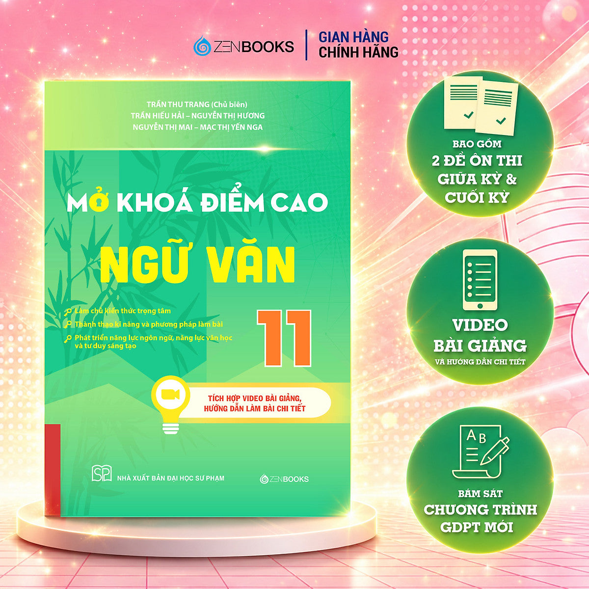 Sách - Mở Khóa Điểm Cao Ngữ Văn 11
