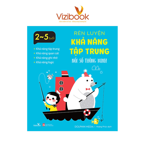 Sách Cho Bé - Rèn Luyện Khả Năng Tập Trung - 6 Chủ Đề - Lẻ Tự Chọn - Sách Tương Tác - Dành Cho Trẻ Từ 2-5 Tuổi