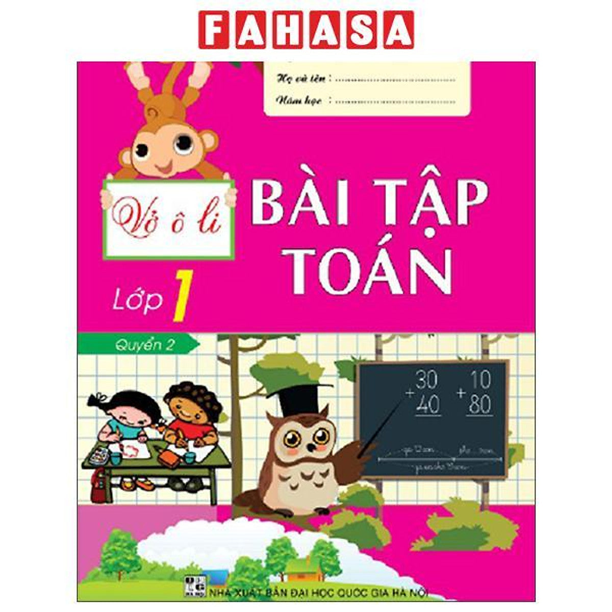 Sách - Vở Ô Li Bài Tập Toán Lớp 1 - Quyển 2