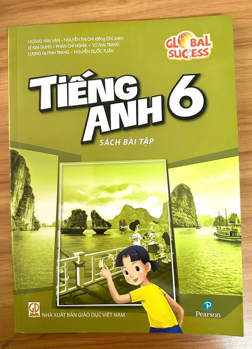 Sách Bài Tập Tiếng Anh Lớp 6- Global Success (Kèm Bìa Bao, Nhãn Tên)