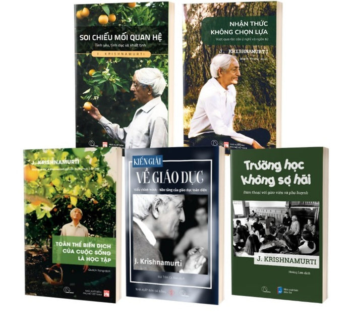 Bộ 5 Cuốn Krishnamurti