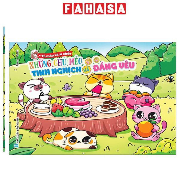 Sách - Tô Màu Xả Xì Trét - Những Chú Mèo Tinh Nghịch Và Đáng Yêu