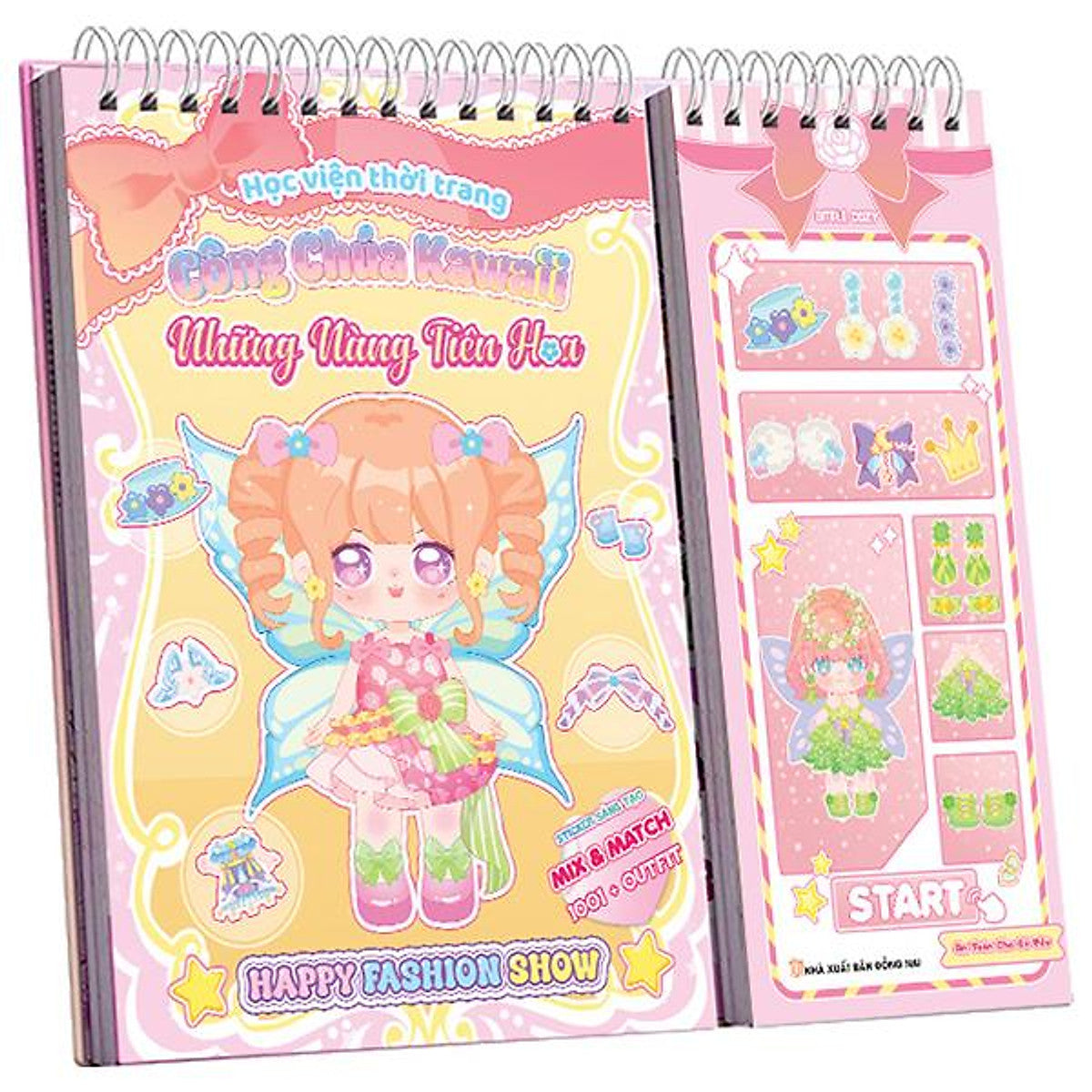 Sách - Học Viện Thời Trang - Công Chúa Kawaii - Những Nàng Tiên Hoa