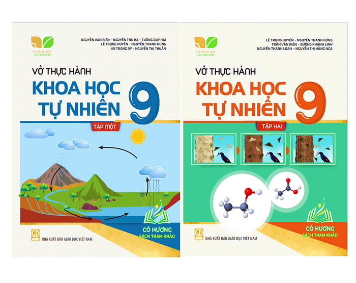 Sách - Combo Vở Thực Hành Khoa Học Tự Nhiên 9 - Tập 1 + 2 (Kết Nối Tri Thức Với Cuộc Sống)