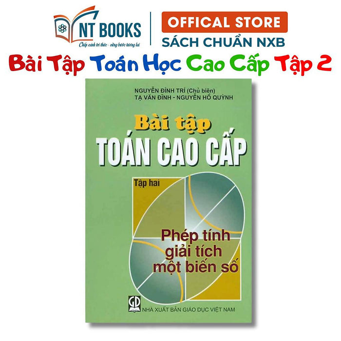 Sách - Bài Tập Toán Cao Cấp Tập 2 - Phép Tính Giải Tích Một Biến Số - Hv