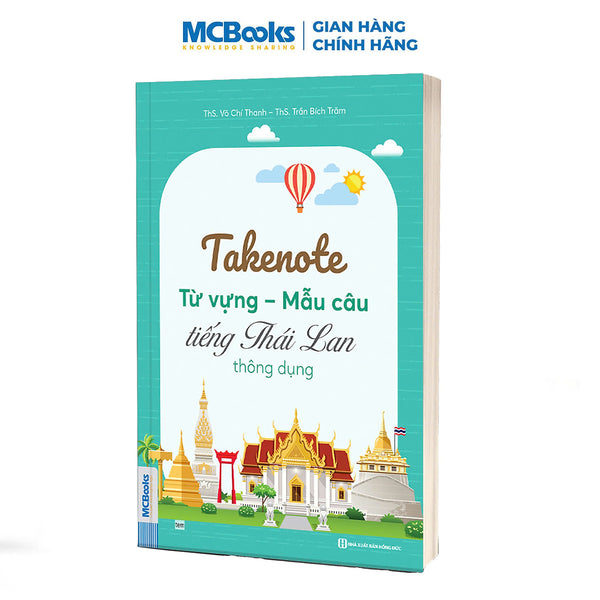 Sách - Takenote Từ Vựng - Mẫu Câu Tiếng Thái Lan Thông Dụng