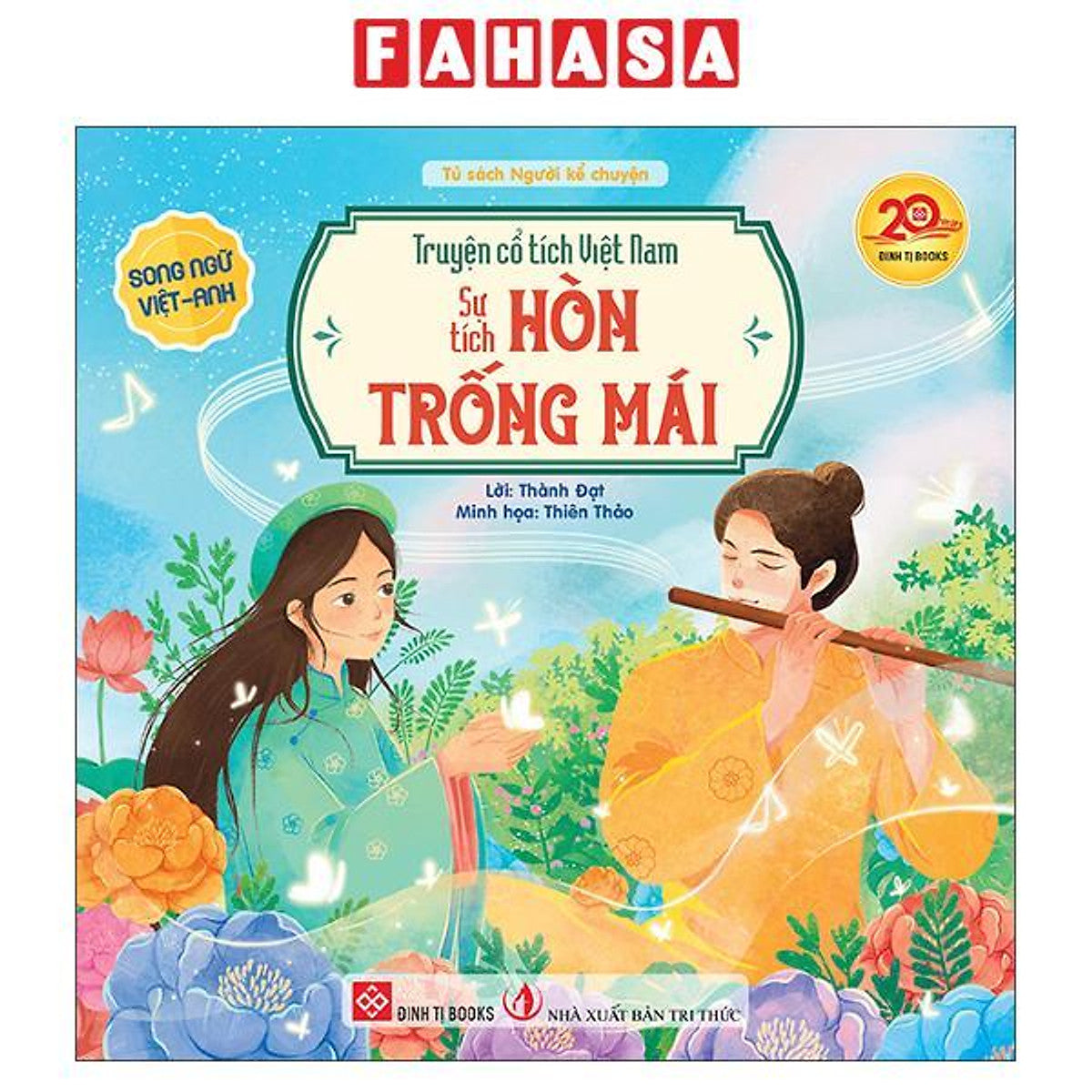 Sách - Truyện Cổ Tích Việt Nam - Sự Tích Hòn Trống Mái - Song Ngữ Việt-Anh
