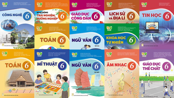 Bộ Sách Giáo Khoa Lớp 6- Kết Nối Tri Thức Với Cuộc Sống (13 Quyển- Kèm Bìa Nilong Bao Sách)