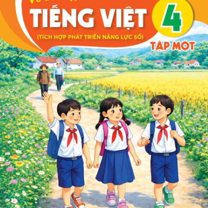 Sách Vở Bài Tập Tiếng Việt 4- Tập Một- Tích Hợp Phát Triển Năng Lực Số (Kèm Nilon Bọc Sách, Nhãn Tên)