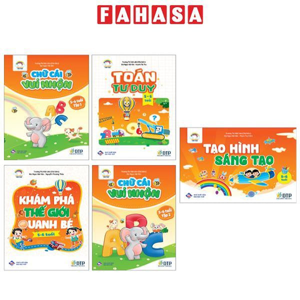 Sách - Bộ Sách Cầu Vồng Trẻ Thơ - Dành Cho Trẻ 5-6 Tuổi (Bộ 5 Quyển)