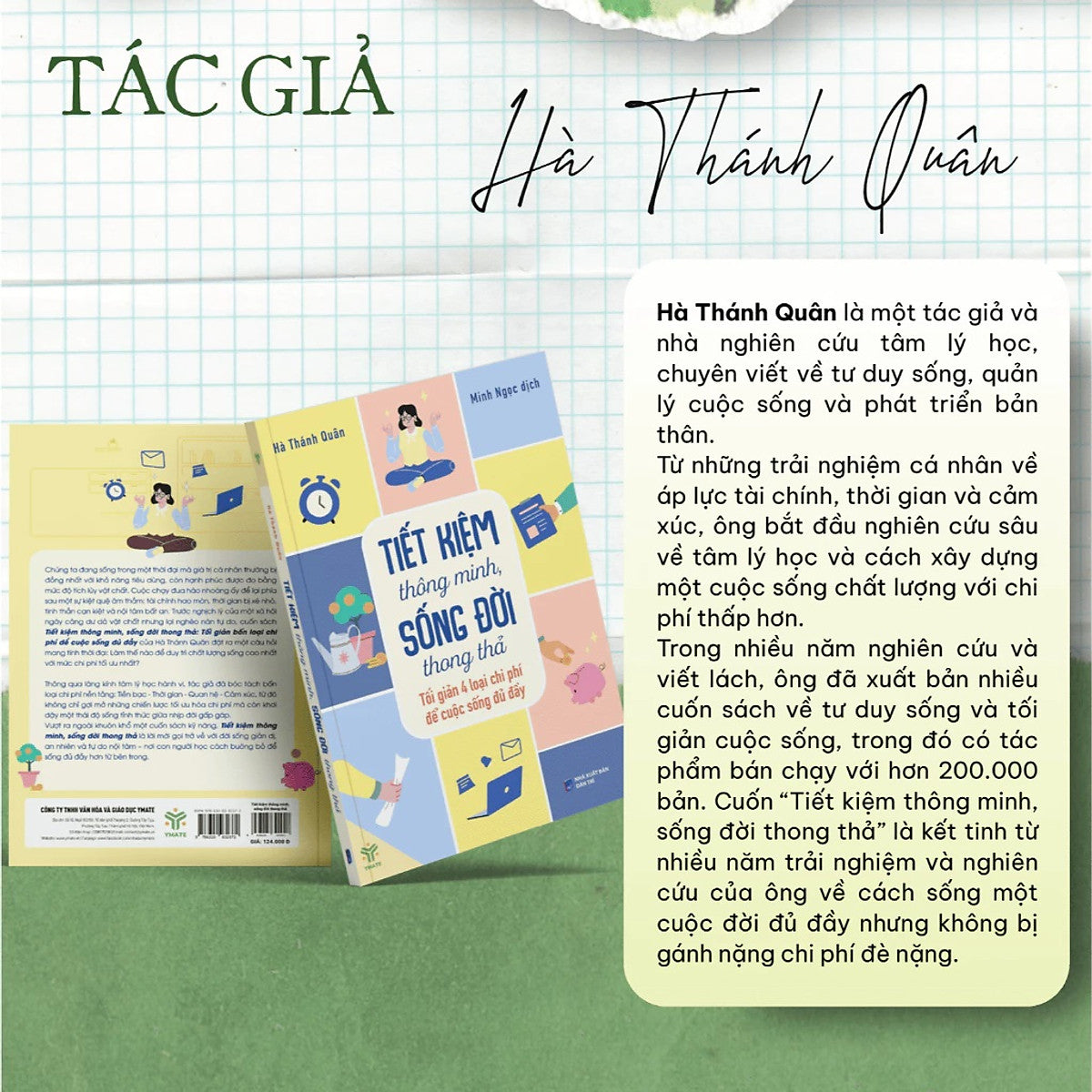 Sách Tiết Kiệm Thông Minh Sống Đời Thong Thả  -Ymate Book