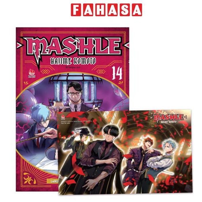 Sách - Mashle - Tập 14 - Lance Crown Và Dot Barrett - Tặng Kèm Postcard