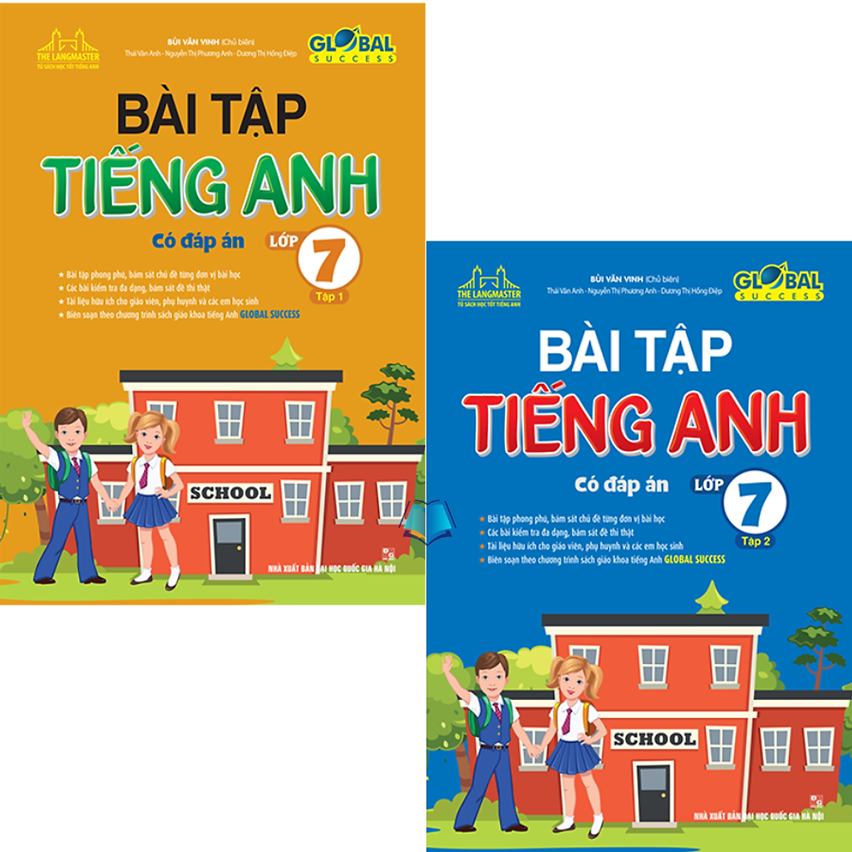 Sách - Global Success - Bài Tập Tiếng Anh Lớp 7 - Tập 1 + 2 (Có Đáp Án)