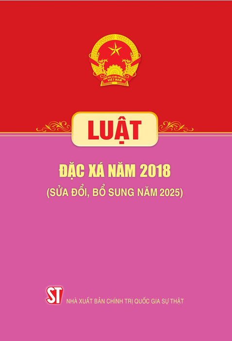 Luật Đặc Xá Năm 2018 (Sửa Đổi, Bổ Sung Năm 2025)