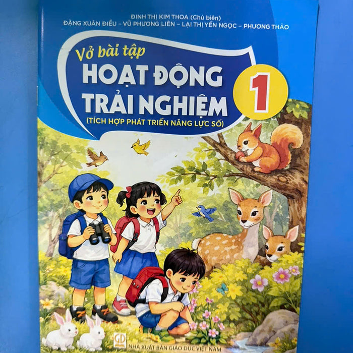Sách Vở Bài Tập Hoạt Động Trải Nghiệm 1- Tích Hợp Phát Triển Năng Lực Số (Kèm Nilon Bọc Sách, Nhãn Tên)